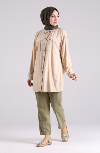 Khaki Broek 2588-03