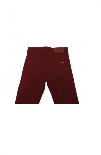 Boy Five Pocket Classic Trousers 5001-03 Burgundy 5001-03