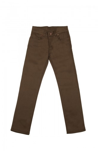 Erkek Çocuk Beş Cep Klasik Pantolon 5001-05 Haki