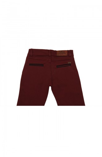 Boy Flato Trousers 6001-03 Burgundy 6001-03