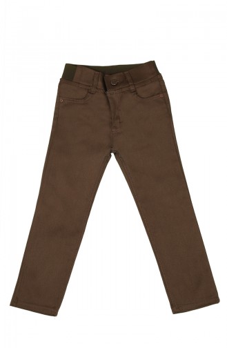 Boy Ribbed Trousers 7001-02 Khaki 7001-02