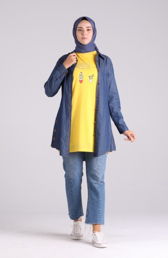 T-Shirt Jaune 8136-09