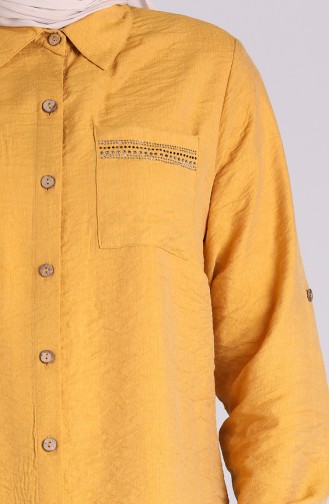 Mustard Overhemdblouse 1141-01