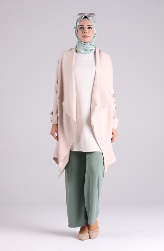 Şal Yaka Kap 3003-02 Bej