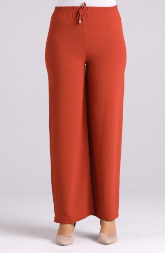 Pantalon Couleur brique 8142-03