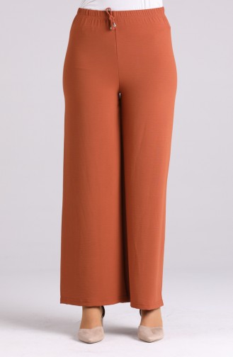 Pantalon Couleur cannelle 8142-17