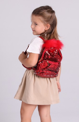 Rot Kindertaschen 005-055