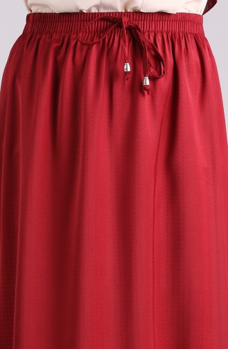 Claret Red Skirt 3306ETK-01