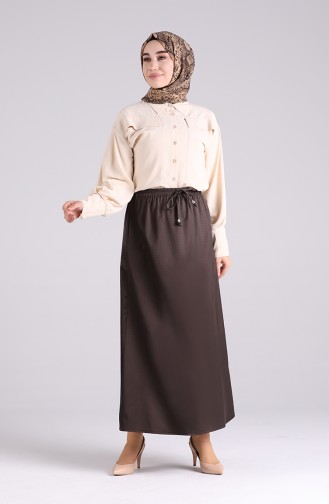Brown Skirt 3306ETK-07