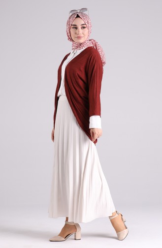 Brick Red Cardigans 3404A-01