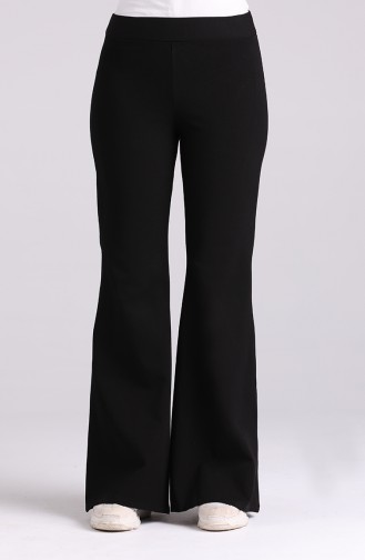 İspanyol Paça Pantolon 3296PNT-01 Siyah