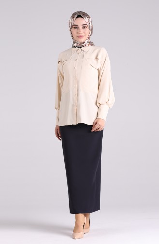 Pantalon Bleu Marine 4202-02