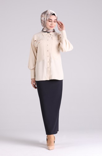 Pantalon Bleu Marine 4202-02