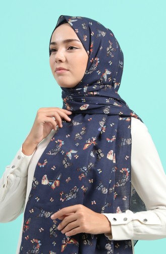 Navy Blue Shawl 54272-01