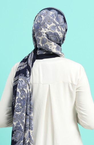 Dunkelblau Schal 54274-01