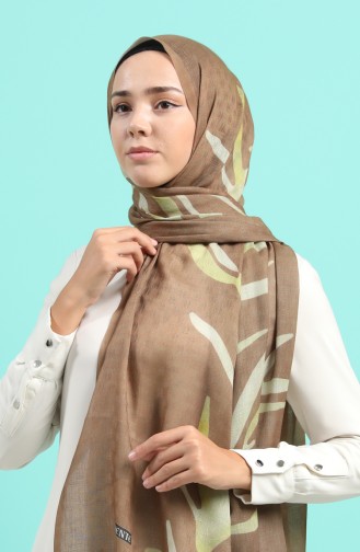 Oil Green Shawl 3019DS-13