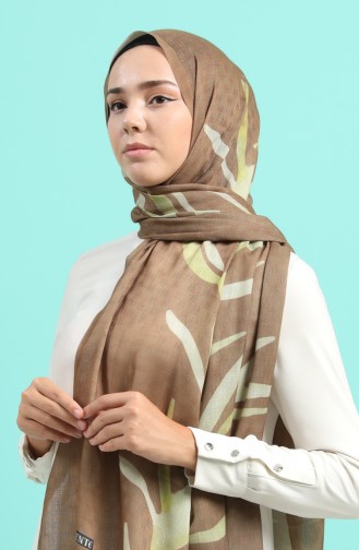 Oil Green Shawl 3019DS-13