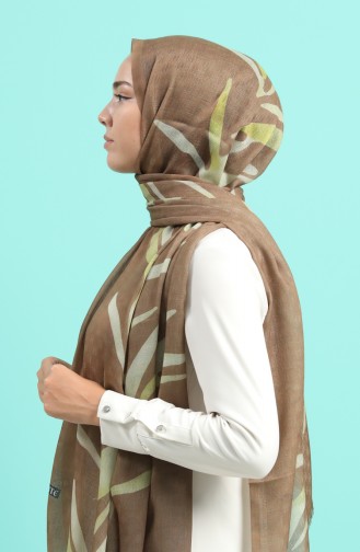 Oil Green Shawl 3019DS-13