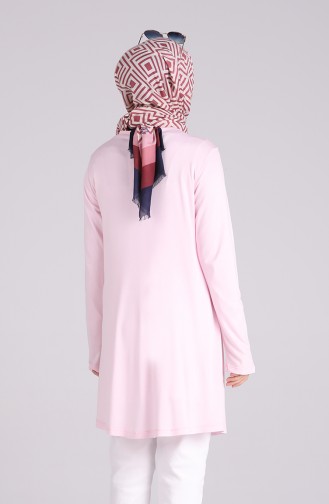 Pamuklu Tunik 3403A-04 Toz Pembe