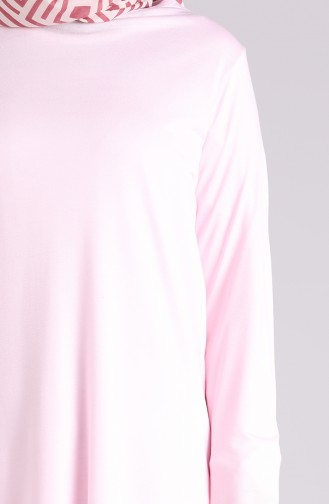 Pamuklu Tunik 3403A-04 Toz Pembe