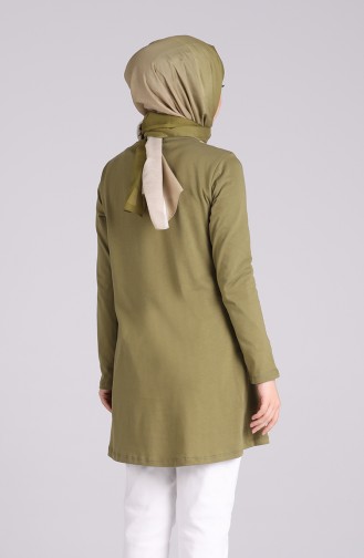 Pamuklu Tunik 3403A-05 Fıstık Yeşili