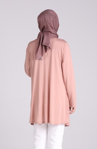 Pamuklu Tunik 3403A-06 Koyu Pudra