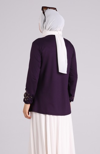 Lila Bluse 0530-04