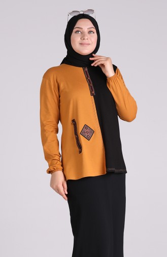 Mustard Blouse 0533-03