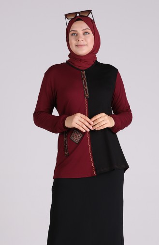 Blouse Plum 0533-04