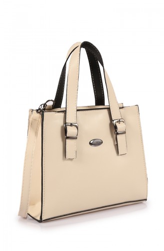 Beige Schultertasche 06Z-04