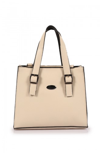 Beige Schultertasche 06Z-04