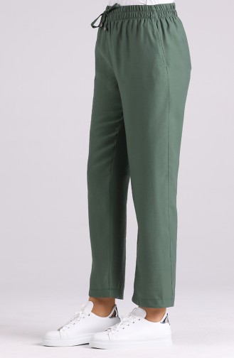 Tencel Fabric Pocket Trousers 0171-14 Emerald 0171-14