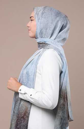 Light Blue Sjaal 2537-03