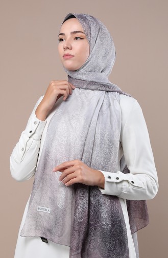 Light Gray Sjaal 2537-07