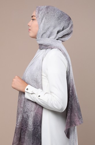 Light Gray Sjaal 2537-07