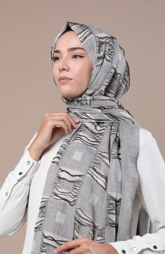 Dark gray Sjaal 61663-01