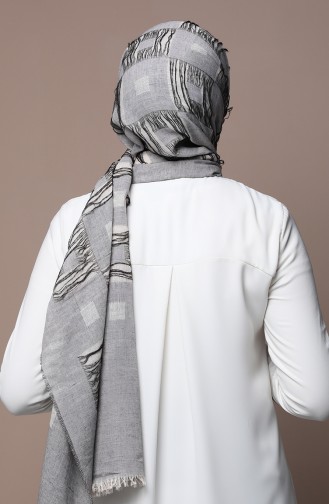 Dark gray Sjaal 61663-01