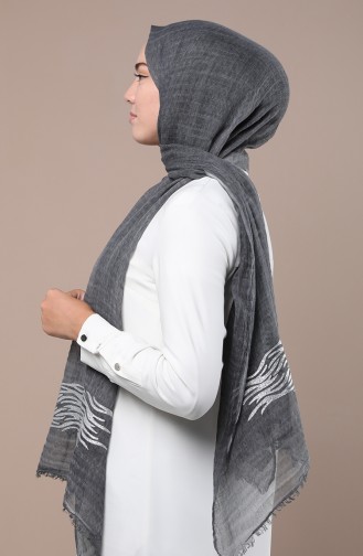 Smoke-Colored Shawl 3273-03