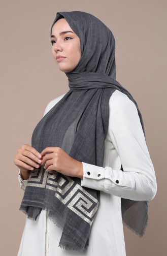 Smoke-Colored Shawl 3280-01