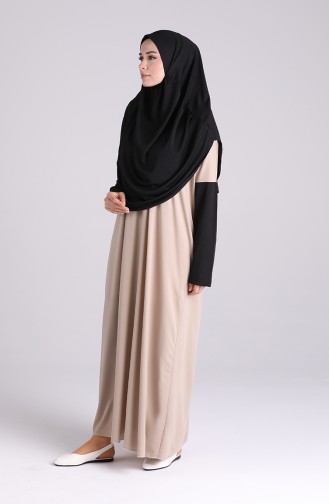 Two-color Practical Prayer Dress 0910-01 Mink Black 0910-01