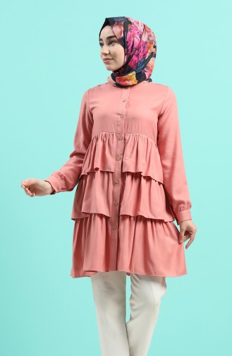 Beige-Rose Tunikas 1408-02