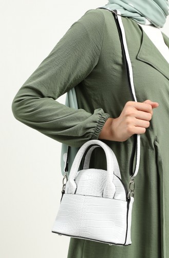 White Shoulder Bag 407-105