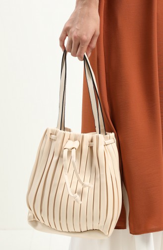 Cream Shoulder Bag 25-03