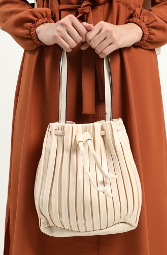 Cream Shoulder Bag 25-03