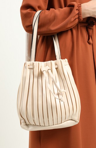 Cream Shoulder Bag 25-03