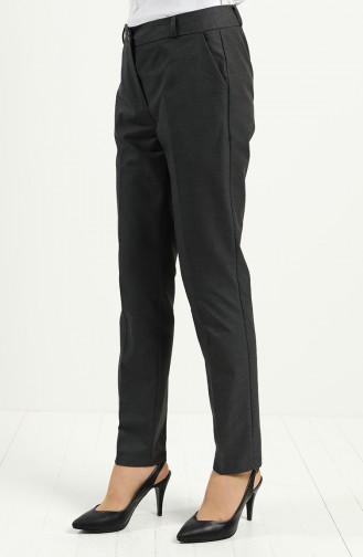 Classic Straight Leg Trousers with Pockets 3301pnt-10 Gray 3301PNT-10