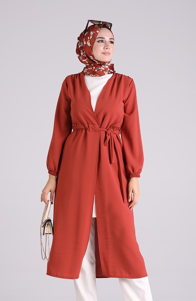 Sefamerve, Aerobin Kumaş Kuşaklı Kap 0061-01 Koyu Kiremit