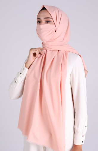 Sefamerve Masked Shawl 1000-02 Salmon 1000-02