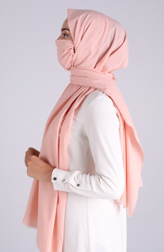 Sefamerve Masked Shawl 1000-02 Salmon 1000-02