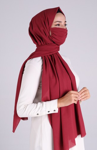 Sefamerve Masked Shawl 1000-06 Dark Red 1000-06